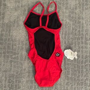 Red Jolyn Chevy Onesie size 26 NWT